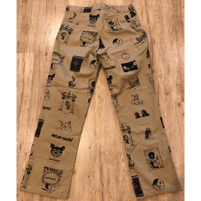 Supreme(シュプリーム)のfucking awesome 総柄work pant 34 メンズのパンツ(ワークパンツ/カーゴパンツ)の商品写真