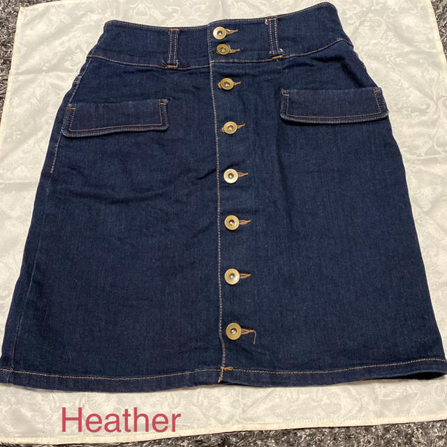 heather(ヘザー)のHeather デニムスカート レディースのスカート(ひざ丈スカート)の商品写真