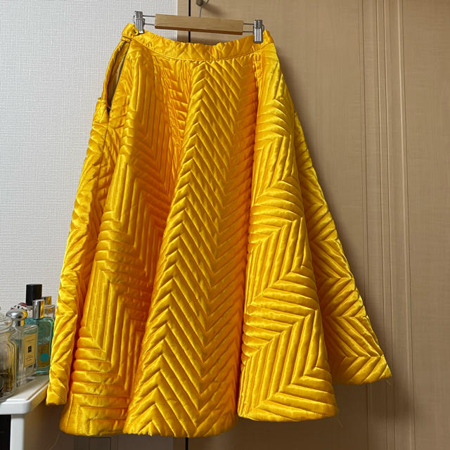 CANNABIS LADIES(カンナビス レディース)のsiiilon イエローサーキュラースカート レディースのスカート(ロングスカート)の商品写真