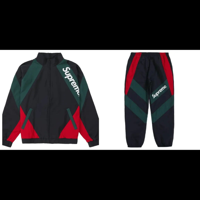 Supreme - 黒 上下セットアップ M Paneled Track Jacket&pantsの通販 by 全品100%正規品