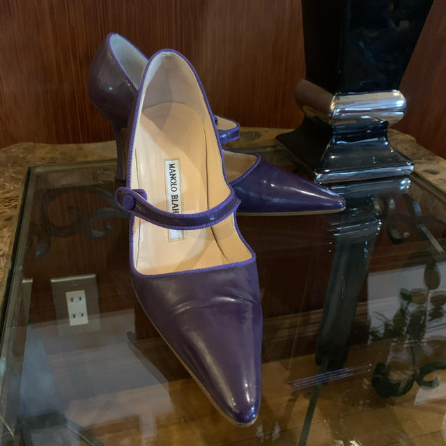 MANOLO BLAHNIK(マノロブラニク)のマノロブラニク綺麗なパープルのパンプス36お値引きしました！ レディースの靴/シューズ(ハイヒール/パンプス)の商品写真