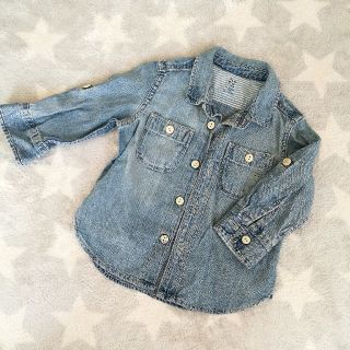 ベビーギャップ(babyGAP)のベビーギャップ　デニムシャツ　新品未使用(シャツ/カットソー)