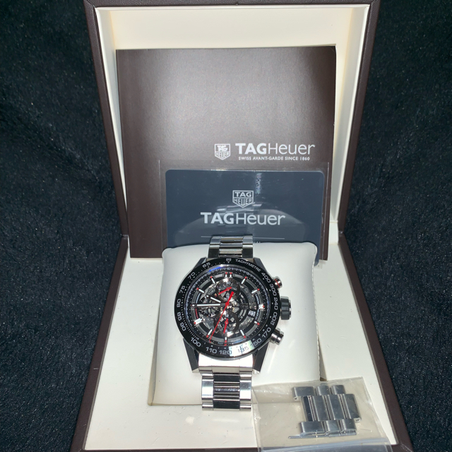TAG Heuer(タグホイヤー)の▪️値下げ タグホイヤー カレラ 01 CRA2A1W.BA703 メンズの時計(腕時計(デジタル))の商品写真
