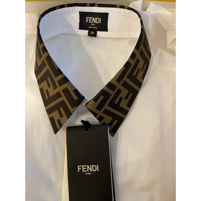 正規品　fendi フェンディ　zucca ズッカ柄　シャツ　38