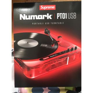 シュプリーム(Supreme)のsupreme®︎/Numark®︎ PT01PortableTurntable(ターンテーブル)