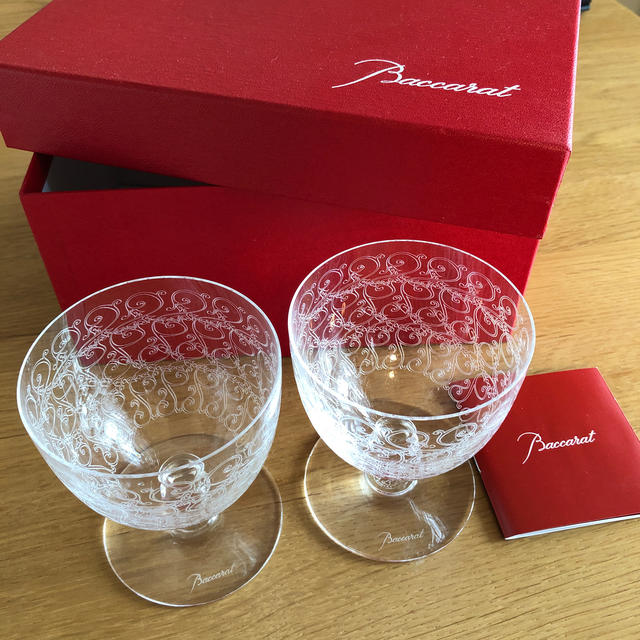 Baccarat ローハン ワイングラス 2客セット