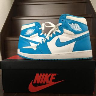 ナイキ(NIKE)のAIR JORDAN 1 RETRO HIGH OG   UNC(スニーカー)