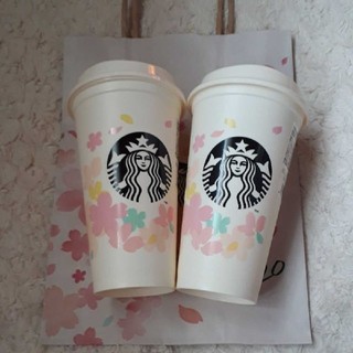 スターバックスコーヒー(Starbucks Coffee)の【限定】スターバックス　SAKURA 2020 リユーザブルカップ　２個セット(タンブラー)