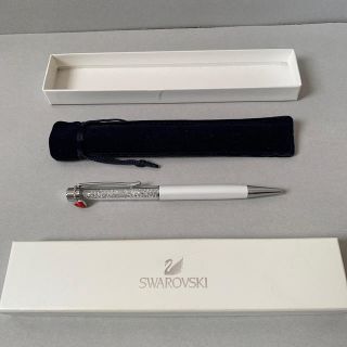 スワロフスキー(SWAROVSKI)のスワロフスキー ホワイトボールペン(ペン/マーカー)