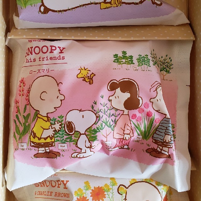 SNOOPY(スヌーピー)のディズニー、SNOOPY　ハッピーソープ　6個 コスメ/美容のボディケア(ボディソープ/石鹸)の商品写真