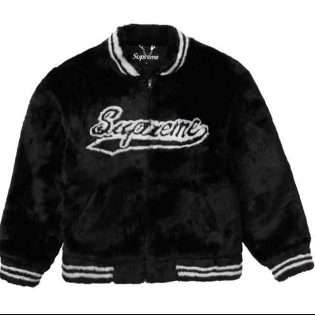 Supreme(シュプリーム)のFaux Fur Varsity Jacket レディースのジャケット/アウター(毛皮/ファーコート)の商品写真