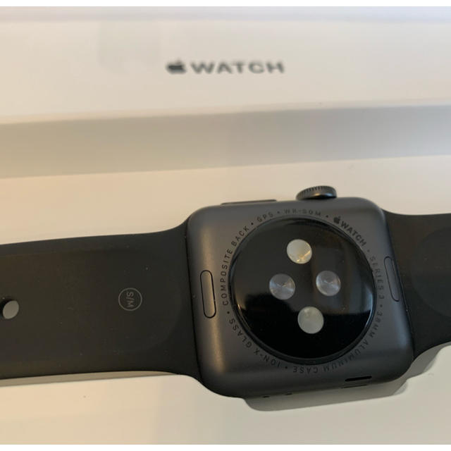 Apple Watch(アップルウォッチ)のApple Watch Series シリーズ 3 GPSモデル 38mm  スマホ/家電/カメラのスマホアクセサリー(その他)の商品写真
