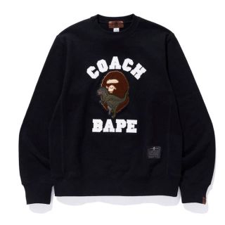 アベイシングエイプ(A BATHING APE)の在庫極少 サイズL BAPE × COACH REXY CREWNECK(スウェット)