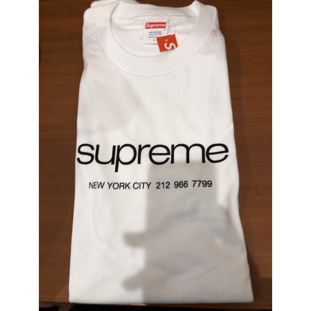 supreme shop tシャツ Lサイズ　白