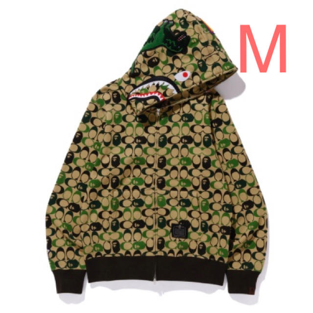 BAPE X COACH SHARK FULL ZIP HOODIE