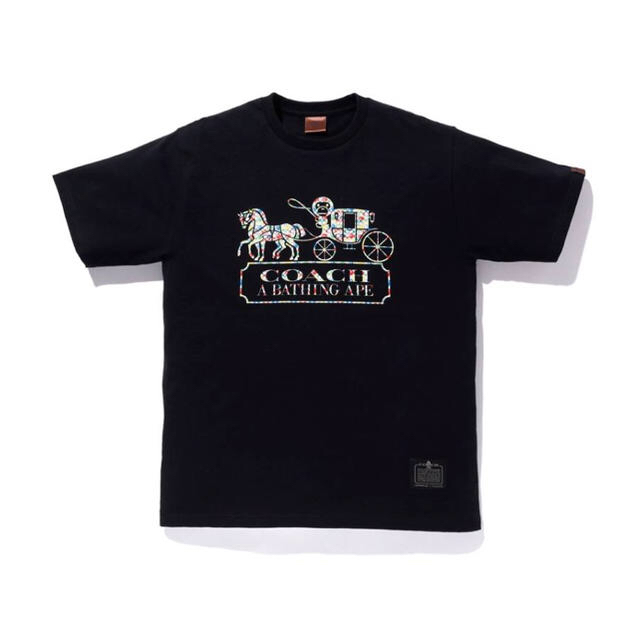 在庫極少 サイズL BAPE × COACH MILO TEE BLACK - Tシャツ/カットソー ...