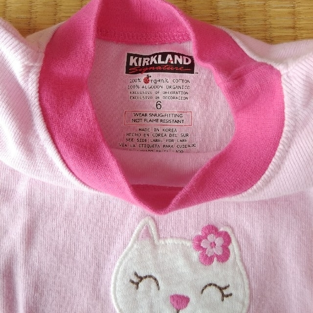 コストコ(コストコ)のコストコ　【KIRKLAND】 パジャマ　6T キッズ/ベビー/マタニティのキッズ服女の子用(90cm~)(パジャマ)の商品写真