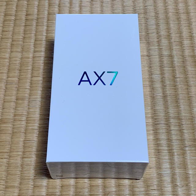 ANDROID(アンドロイド)の【未開封品】Oppo AX7 64GB ブルー スマホ/家電/カメラのスマートフォン/携帯電話(スマートフォン本体)の商品写真