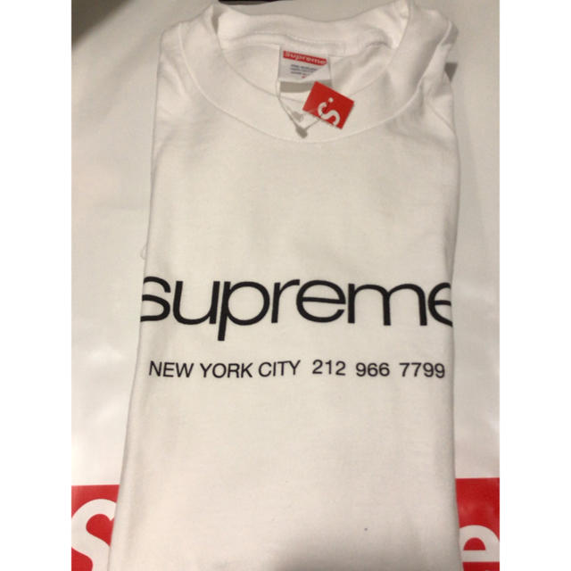 Supreme(シュプリーム)の送料込　supreme 20ss week1 shop tee 白　s メンズのトップス(Tシャツ/カットソー(半袖/袖なし))の商品写真