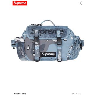 シュプリーム(Supreme)のsupreme waist bag blue camo(ウエストポーチ)