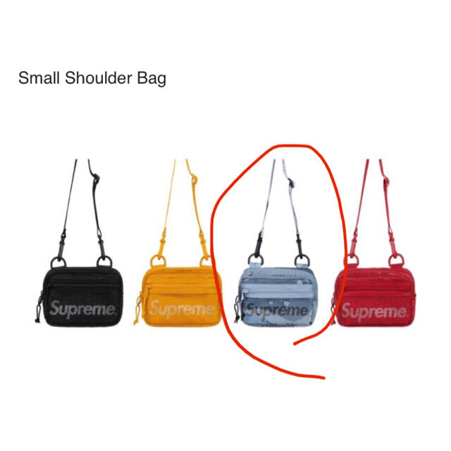 Supreme(シュプリーム)のsupreme 20ss Small Shoulder Bag 水色 迷彩 メンズのバッグ(ショルダーバッグ)の商品写真