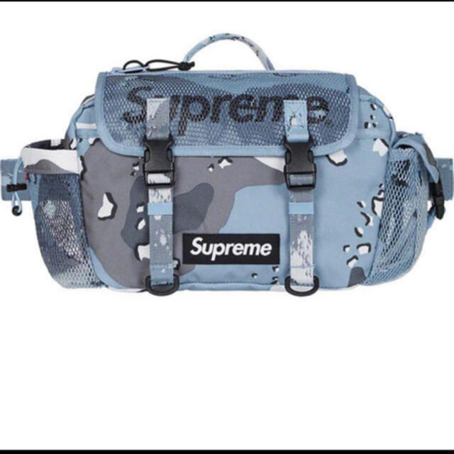 Supreme waist bag blue camo 20ss 立ち上げ