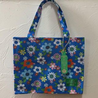 キャスキッドソン(Cath Kidston)の新品 テスコ-キャスキッドソン エコバッグ フローラルブルー(エコバッグ)