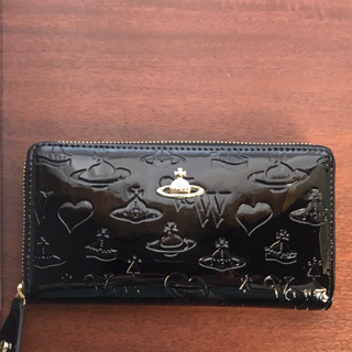 ヴィヴィアンウエストウッド(Vivienne Westwood)の新品・未使用 ヴィヴィアン ウエストウッド  長財布 エナメル ブラック　(財布)