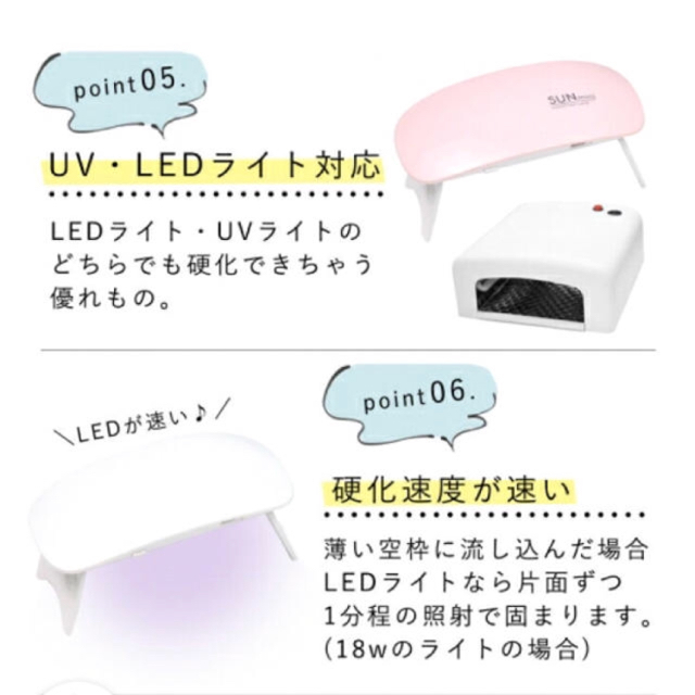 まさるの涙 UV &LED レジン液 70g 2本セット ハンドメイドの素材/材料(その他)の商品写真