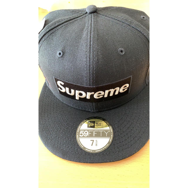 supreme new era black 7 5/8