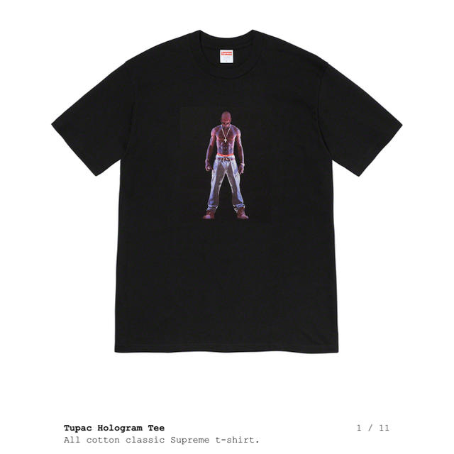 supreme tupac hologram tee Lサイズ