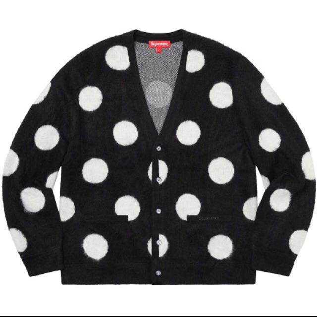 Supreme Brushed Polka Dot Cardiganカーディガン