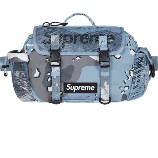 シュプリーム(Supreme)の送料込　supreme ウエストバック　ブルーカモ(ボディーバッグ)