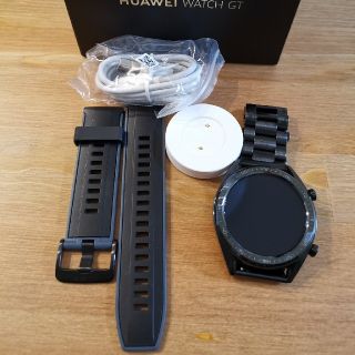 HUAWEI  WATCH  GT　ブラック　FTN-B19(腕時計(デジタル))