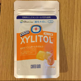 キシリトール100%ガム　歯科専用　オレンジ味(口臭防止/エチケット用品)