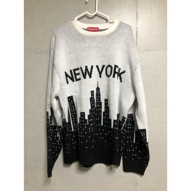 海外輸入商品 20ss supreme New York sweater Lサイズ