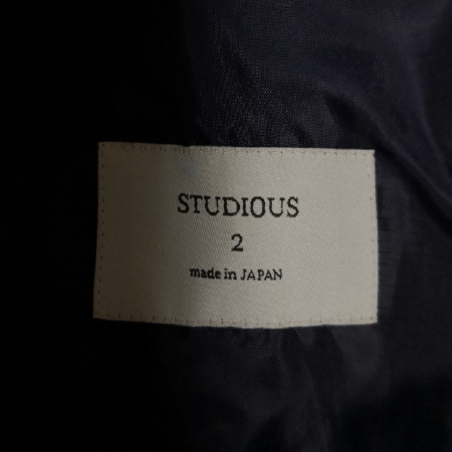 STUDIOUS(ステュディオス)のSTUDIOUS　メンズ　ダウン　ネイビー メンズのジャケット/アウター(ダウンジャケット)の商品写真