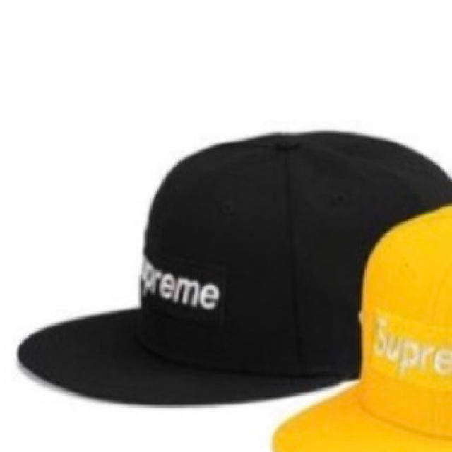 supreme $1M Box Logo New Era 黒 7 5/8帽子