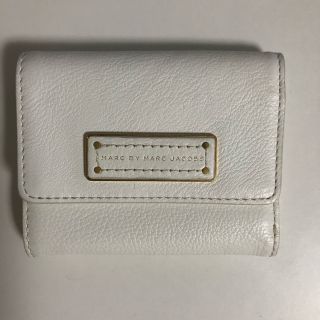 マークバイマークジェイコブス(MARC BY MARC JACOBS)のマークバイジェイコブス 白 三つ折り財布(財布)