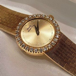 ピアジェ(PIAGET)のピアジェ ダンサー クォーツ ダイヤベゼル ラウンド レディース ウォッチ(腕時計)