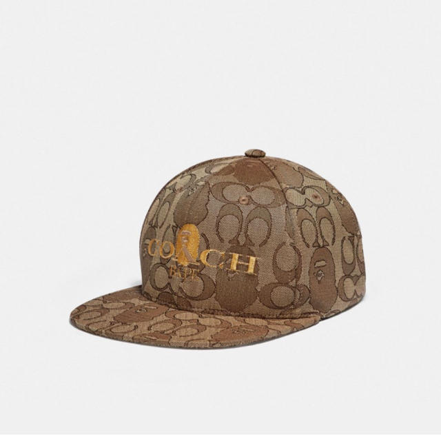 COACH(コーチ)の新品 BAPE X COACH JACQUARD BASEBALL CAP   メンズの帽子(キャップ)の商品写真