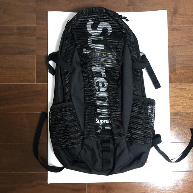 Supreme(シュプリーム)のsupreme back pack black メンズのバッグ(バッグパック/リュック)の商品写真