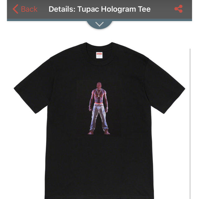 Supreme Tupac Hologram Tee PALE MINT 1