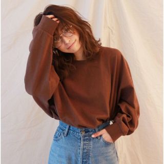 アングリッド(Ungrid)の【新品】ビッグシルエットロングスリーブtee(Tシャツ(長袖/七分))