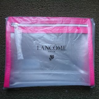 ランコム(LANCOME)のランコム クリアポーチ スケルトン ピンク(ポーチ)