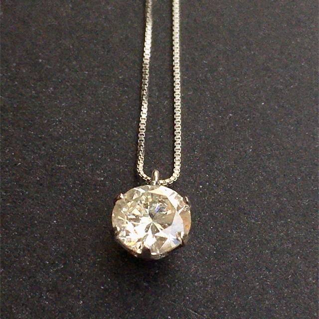 天然ダイヤモンド 0.47Ct プラチナ ネックレス05Ct