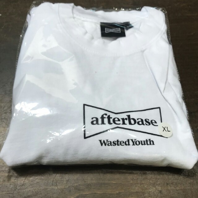 AFTERBASE(アフターベース)のwasted youth×afterbase　大阪限定白ロンTシャツ　ＸＬ メンズのトップス(Tシャツ/カットソー(七分/長袖))の商品写真