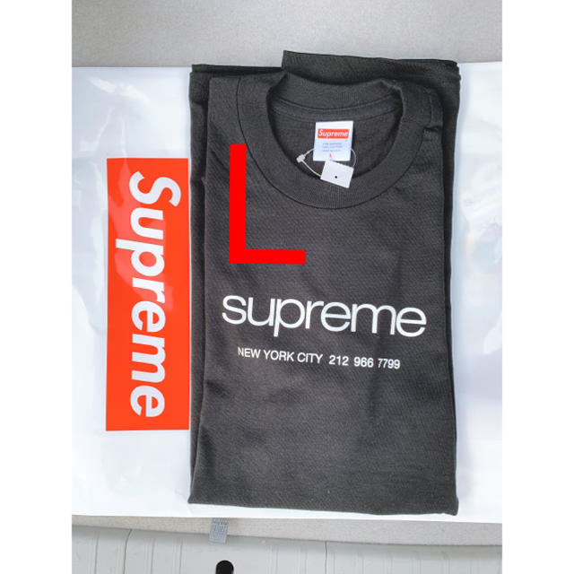 Supreme Shop Tee Black Lサイズ