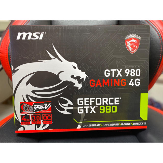 スマホ/家電/カメラほぼ新品！msi GTX980 4GB