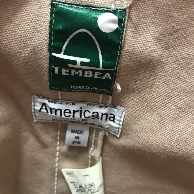 AMERICANA(アメリカーナ)のアメリカーナ Americana トートバッグ ベージュ レディースのバッグ(トートバッグ)の商品写真